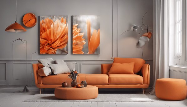 Harmonisez votre décoration avec la couleur orange